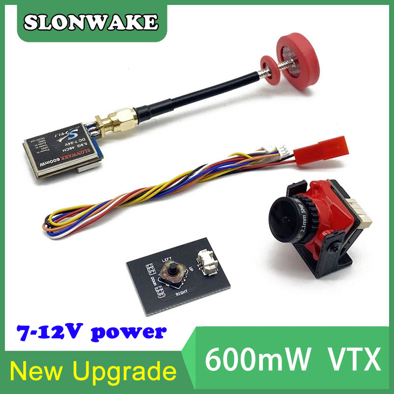 Fpv Drone Receiver - 5.8 グラム 48CH 600mW 調整可能な VTX-CAM