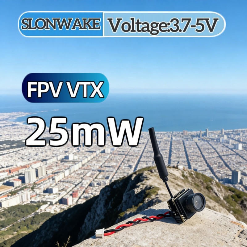 Fpv Drone Receiver - SLONWAKE FPV 25mW パワーシミュレーション VTX 統合型送信機と