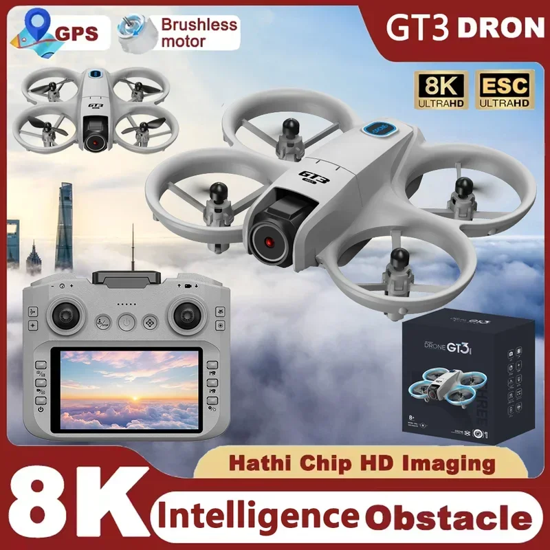 Fpv Drone Charger - GT3ミニ新型ドローンRCクアッドコプター、8Kカメラ搭載HDドローン、WiFi FPVドローン、オプティカルフロー障害物回避機能付き飛行機、子供のおもちゃ