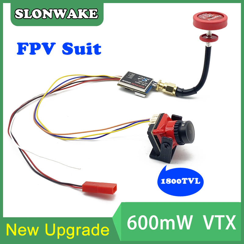 Fpv Drone Receiver - すぐに使える5.8G 48CH 600mWビデオ送信機とCmos 1800TVLミニFPVカメラ2.1mmレンズ調整可能 RC FPVレーシングドローン用