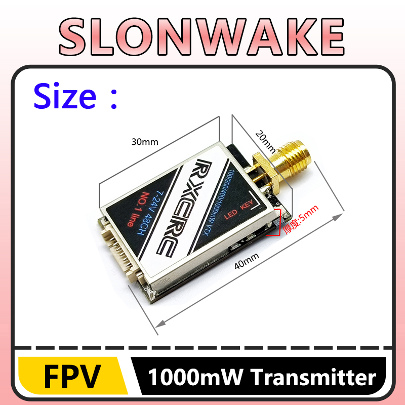 SLONWAKE 5.8G 48CH 1W VTX 100/ - Fpv Drone Frame のレビューと価格